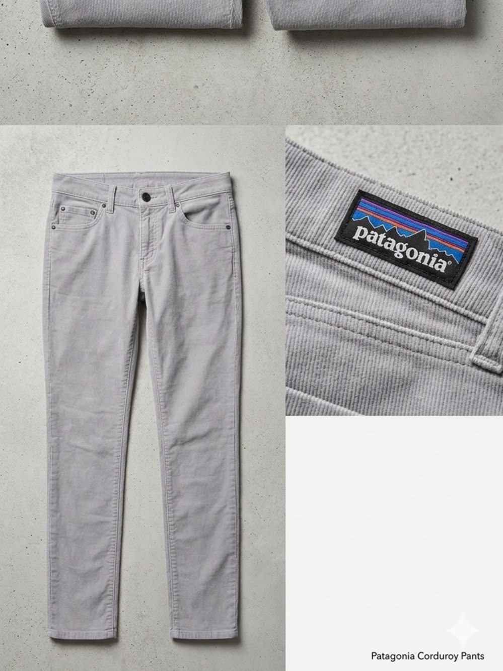 Patagonia Gray Corduroy Pants